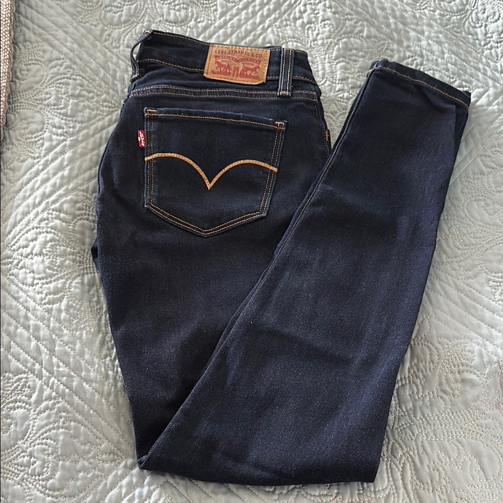 Levi's Women's Skinny Jeans - Dark Blue